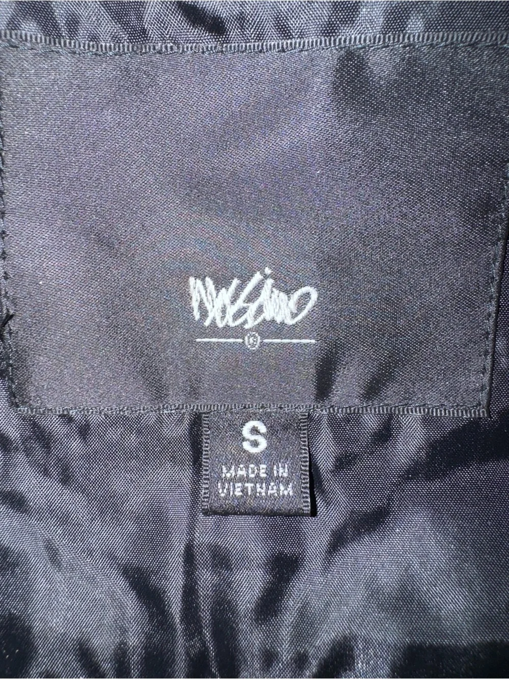 Mossimo Supply Co. Hooded Patterned Coat - Black & White